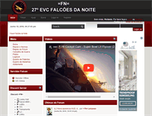 Tablet Screenshot of falcoesdanoite.com.br